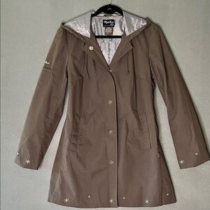 Rip Curl Women’s Gray Hooded Jacket/Coat sz L